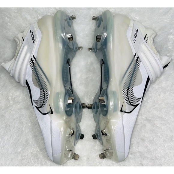 Men Nike Force Zoom Mike Trout 7 Baseball Cleats White Black CI3134-102 Sz 7 main image 8